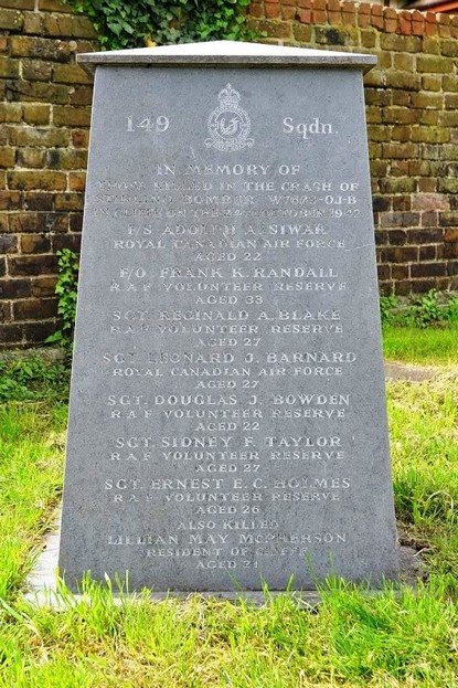 Sirling Bomber Memorial at Cliffe, Kent